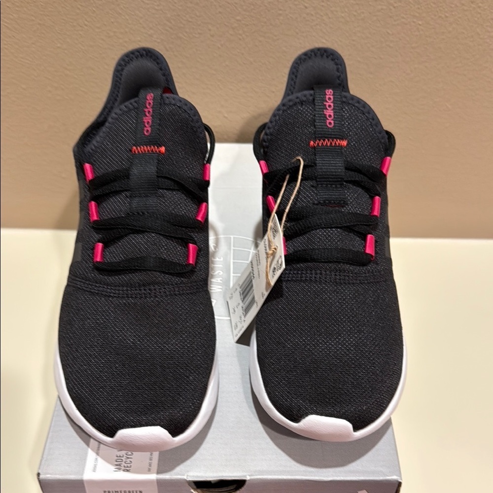Adidas Cloudfoam Pure 2.0 Women’s Size 7.5 Running Black w/Hot Pink H00944-Z018 - Picture 13 of 16